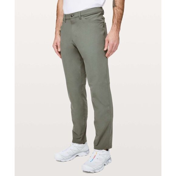 Lululemon Men's ABC Classic-Fit Pant *Warpstreme Grey Sage Size 44x36